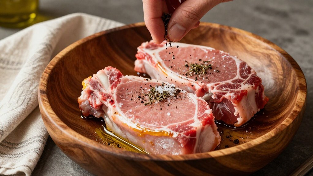 thick bone in dry chops