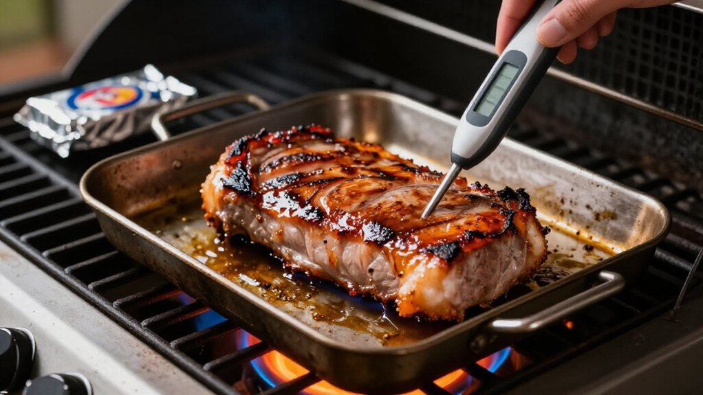 two zone 450 500 f grill setup