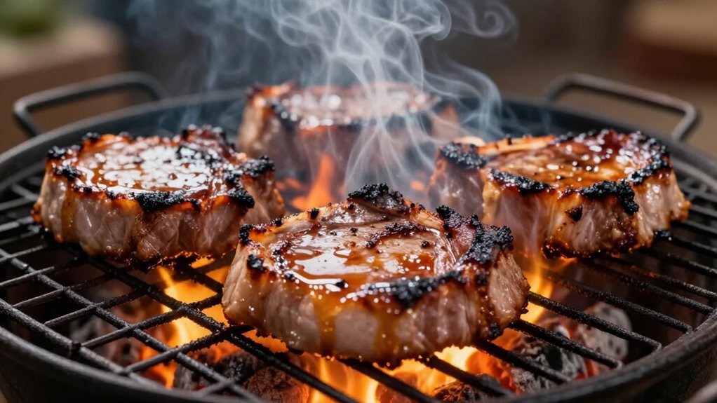 two zone grill thermometer doneness