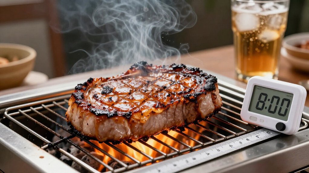 use thermometer for doneness