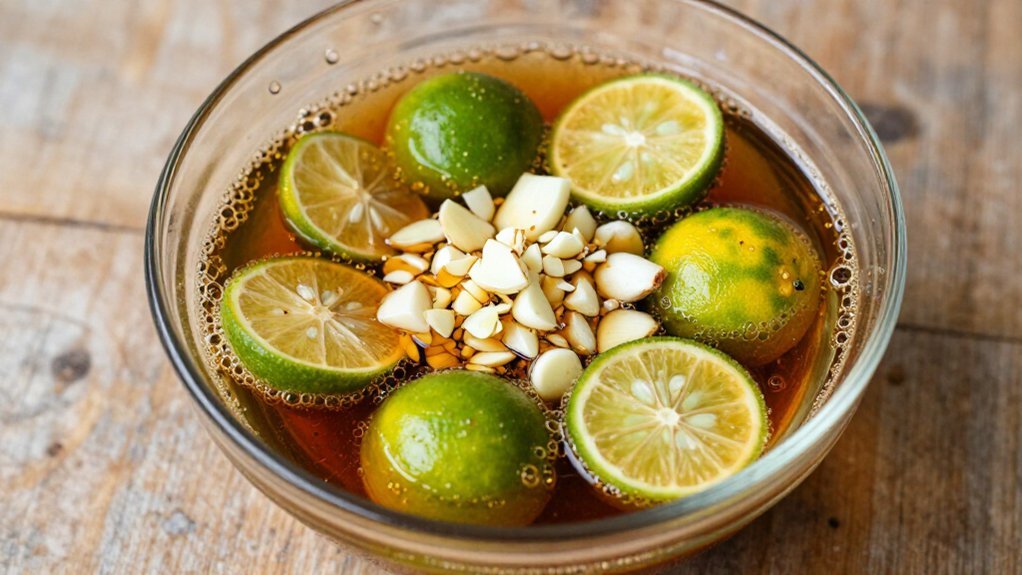whisk 7 up soy calamansi garlic